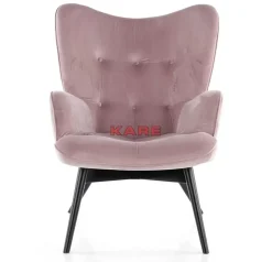 Sessel|KARE Design Sessel Black Vicky Velvet Rose