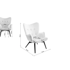 Sessel|KARE Design Sessel Black Vicky Velvet Yellow