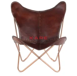 Sessel|KARE Design Sessel Butterfly Braun