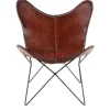 Sessel|KARE Design Sessel Butterfly Brown Econo