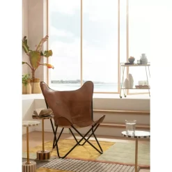 Sessel|KARE Design Sessel California Leder Braun