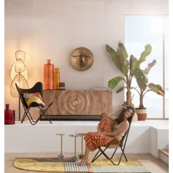Sessel|KARE Design Sessel California Leder Braun