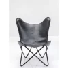 Sessel|KARE Design Sessel California Leder Schwarz