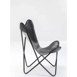 Sessel|KARE Design Sessel California Leder Schwarz