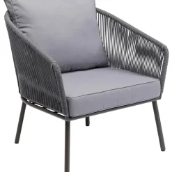 Outdoormöbel|KARE Design Sessel Elba Grau