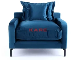 Sessel|KARE Design Sessel Lullaby Petrol