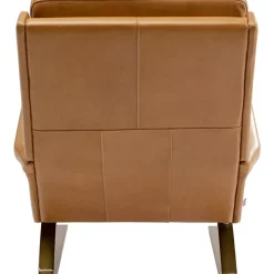 Sessel|KARE Design Sessel Mit Hocker Breno Braun