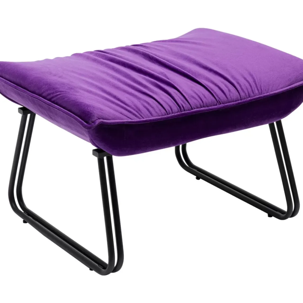 Sessel|KARE Design Sessel Mit Hocker Snuggle Lila (2/Tlg)