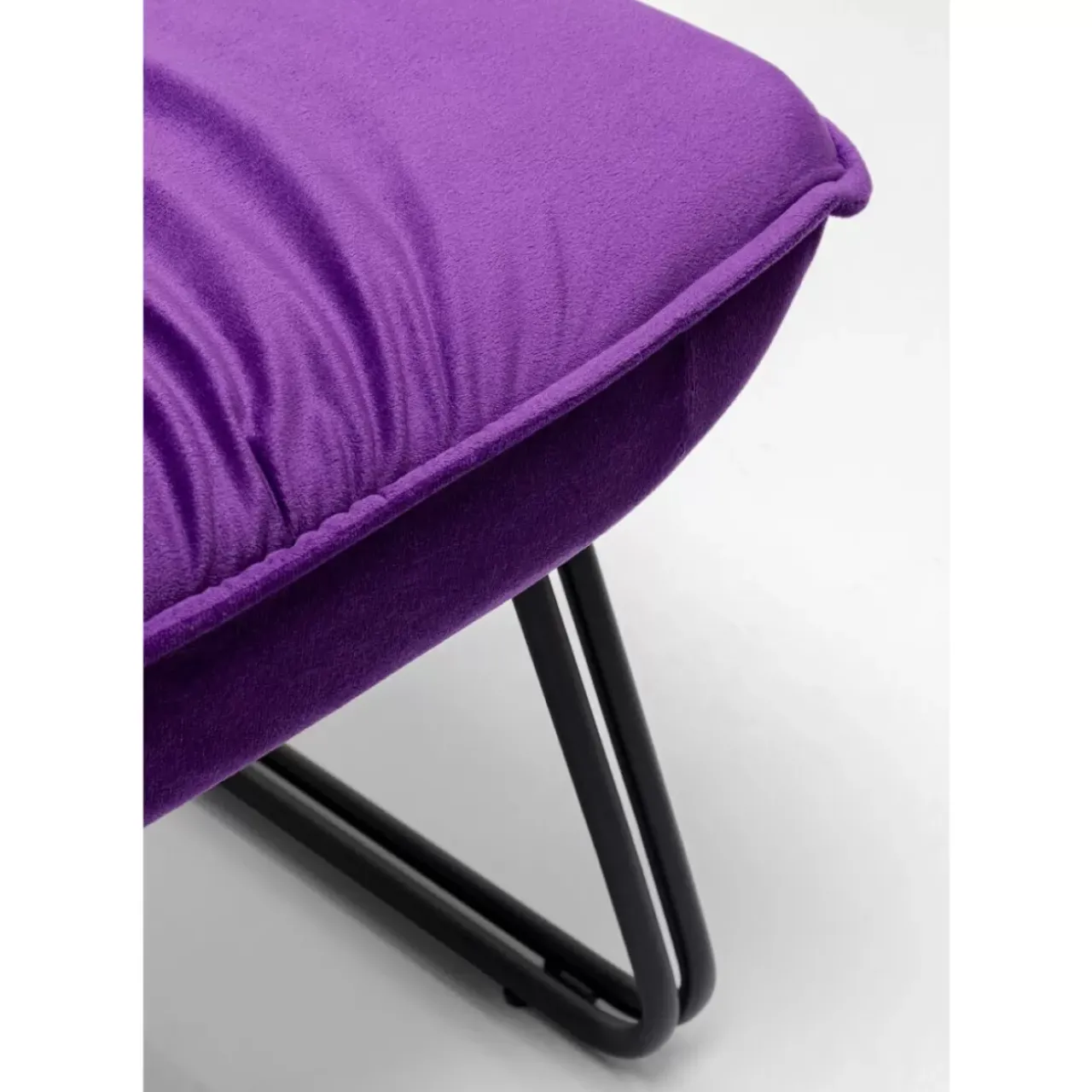 Sessel|KARE Design Sessel Mit Hocker Snuggle Lila (2/Tlg)