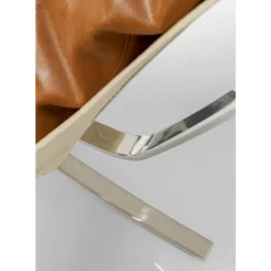 Sessel|KARE Design Sessel Mit Hocker Washington Braun