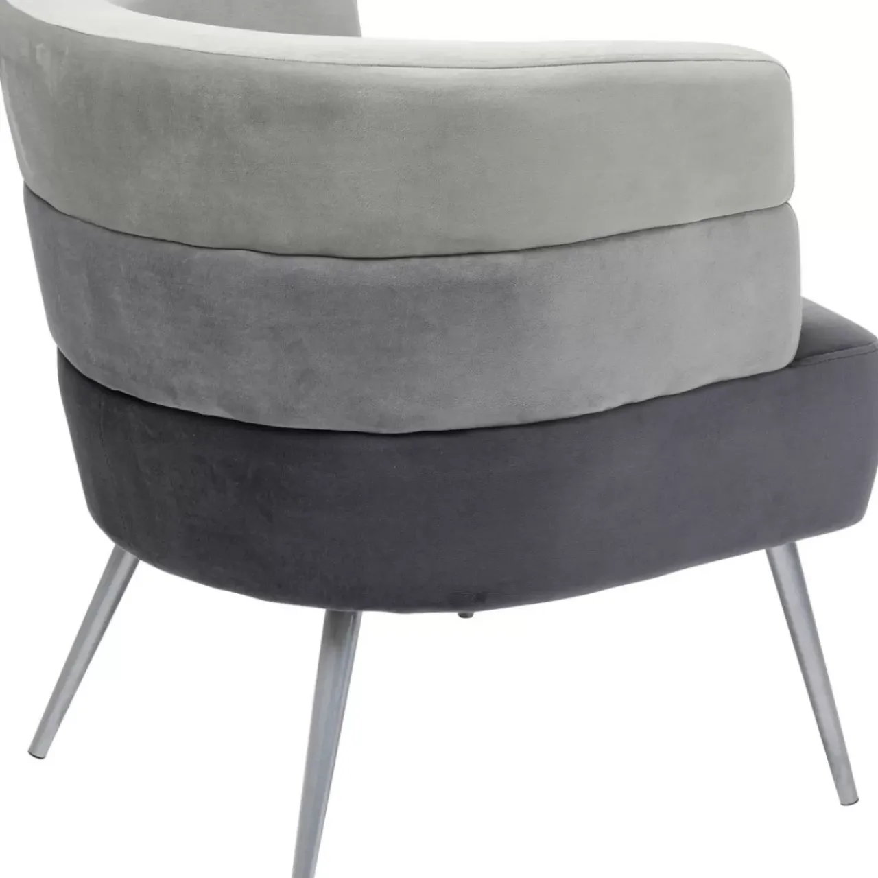 Sessel|KARE Design Sessel Sandwich Grau