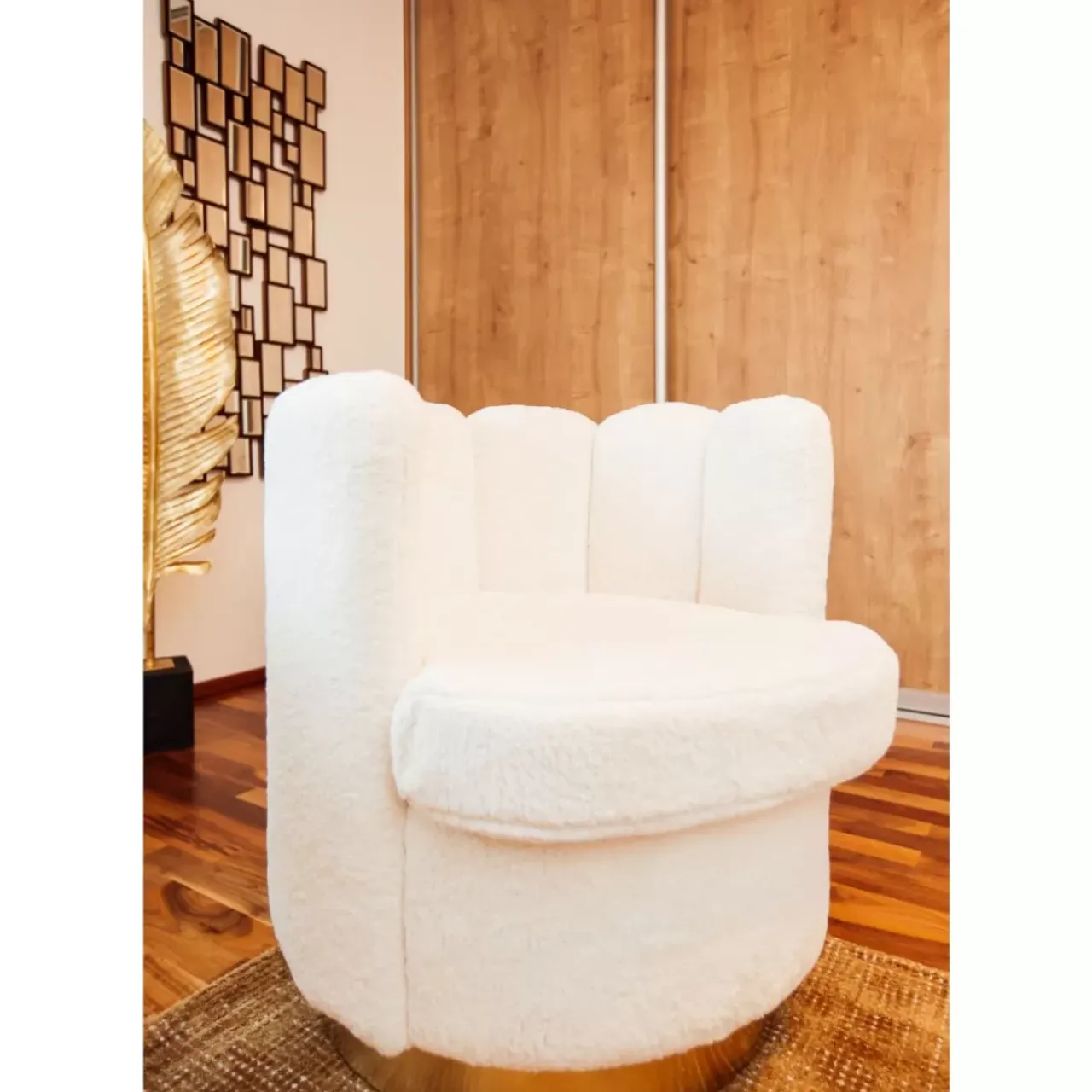Sessel|KARE Design Sessel Silhouette Fur Weiss