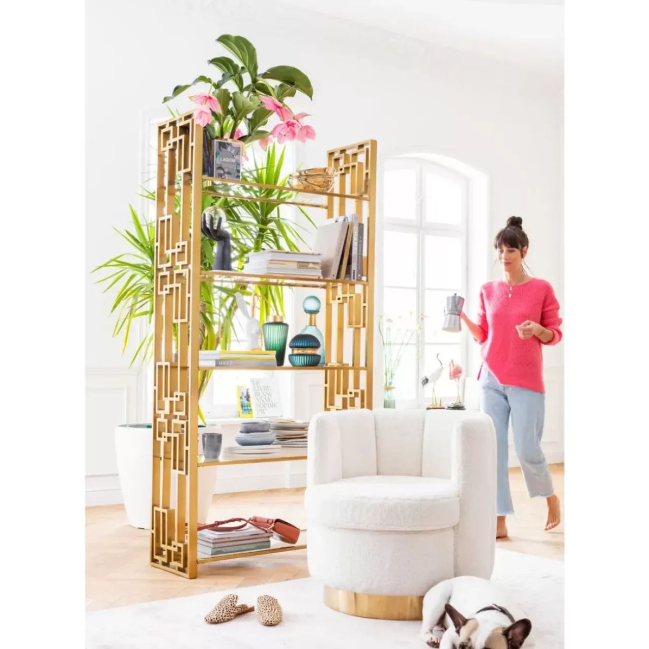 Sessel|KARE Design Sessel Silhouette Fur Weiss