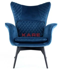 Sessel|KARE Design Sessel Tudor Velvet Petrol