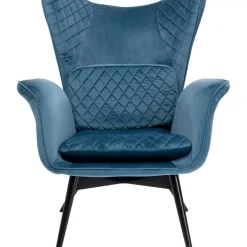 Sessel|KARE Design Sessel Tudor Velvet Petrol