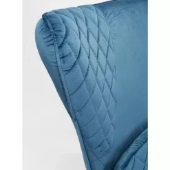 Sessel|KARE Design Sessel Tudor Velvet Petrol