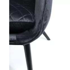 Sessel|KARE Design Sessel Tudor Velvet Schwarz