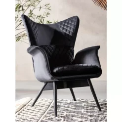 Sessel|KARE Design Sessel Tudor Velvet Schwarz