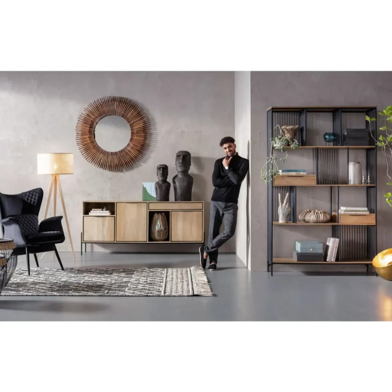 Sessel|KARE Design Sessel Tudor Velvet Schwarz
