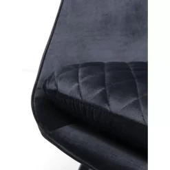 Sessel|KARE Design Sessel Tudor Velvet Schwarz
