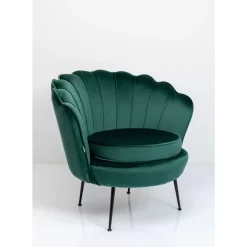 Sessel|KARE Design Sessel Water Lily Black Dunkelgrun