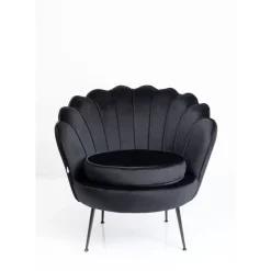 Sessel|KARE Design Sessel Water Lily Black Schwarz