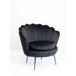 Sessel|KARE Design Sessel Water Lily Black Schwarz