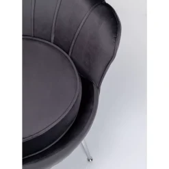 Sessel|KARE Design Sessel Water Lily Chrom Grau
