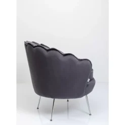 Sessel|KARE Design Sessel Water Lily Chrom Grau
