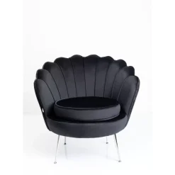 Sessel|KARE Design Sessel Water Lily Chrom Schwarz
