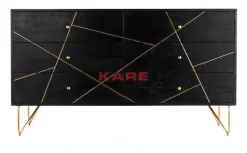 Kommoden & Sideboards|KARE Design Sideboard Gold Vein