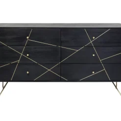 Kommoden & Sideboards|KARE Design Sideboard Gold Vein