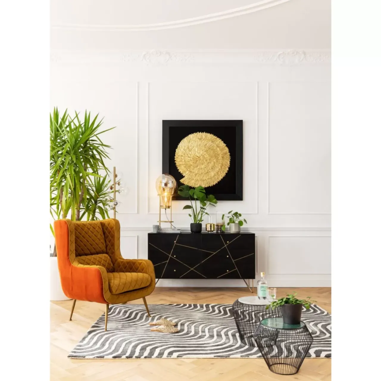 Kommoden & Sideboards|KARE Design Sideboard Gold Vein