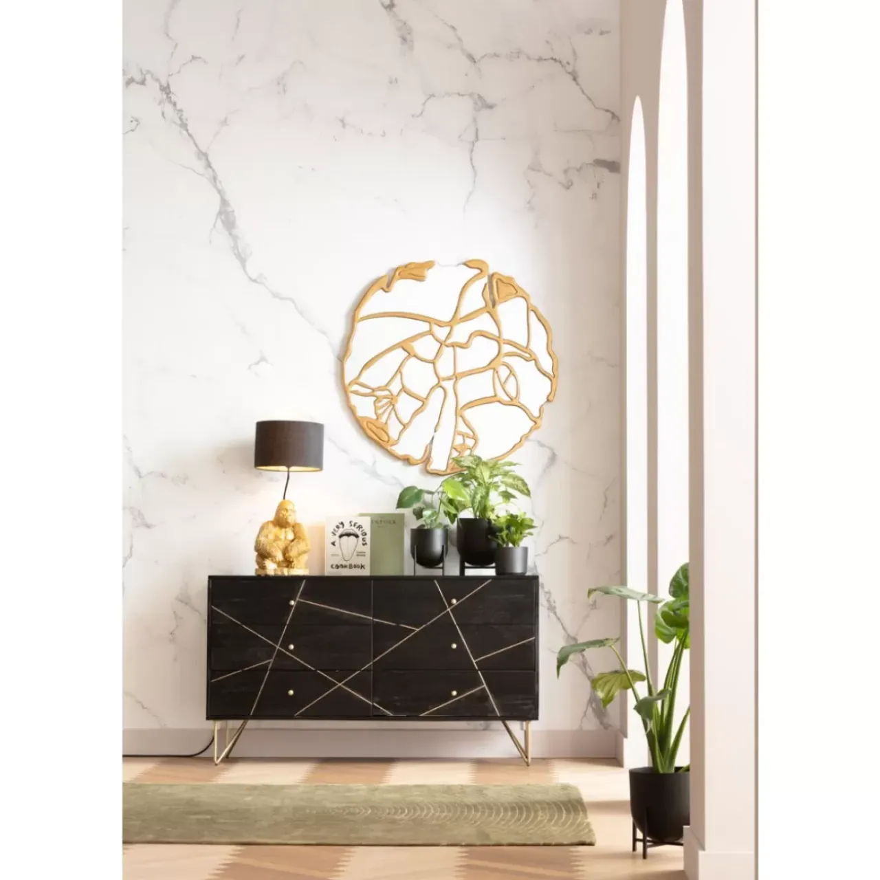 Kommoden & Sideboards|KARE Design Sideboard Gold Vein