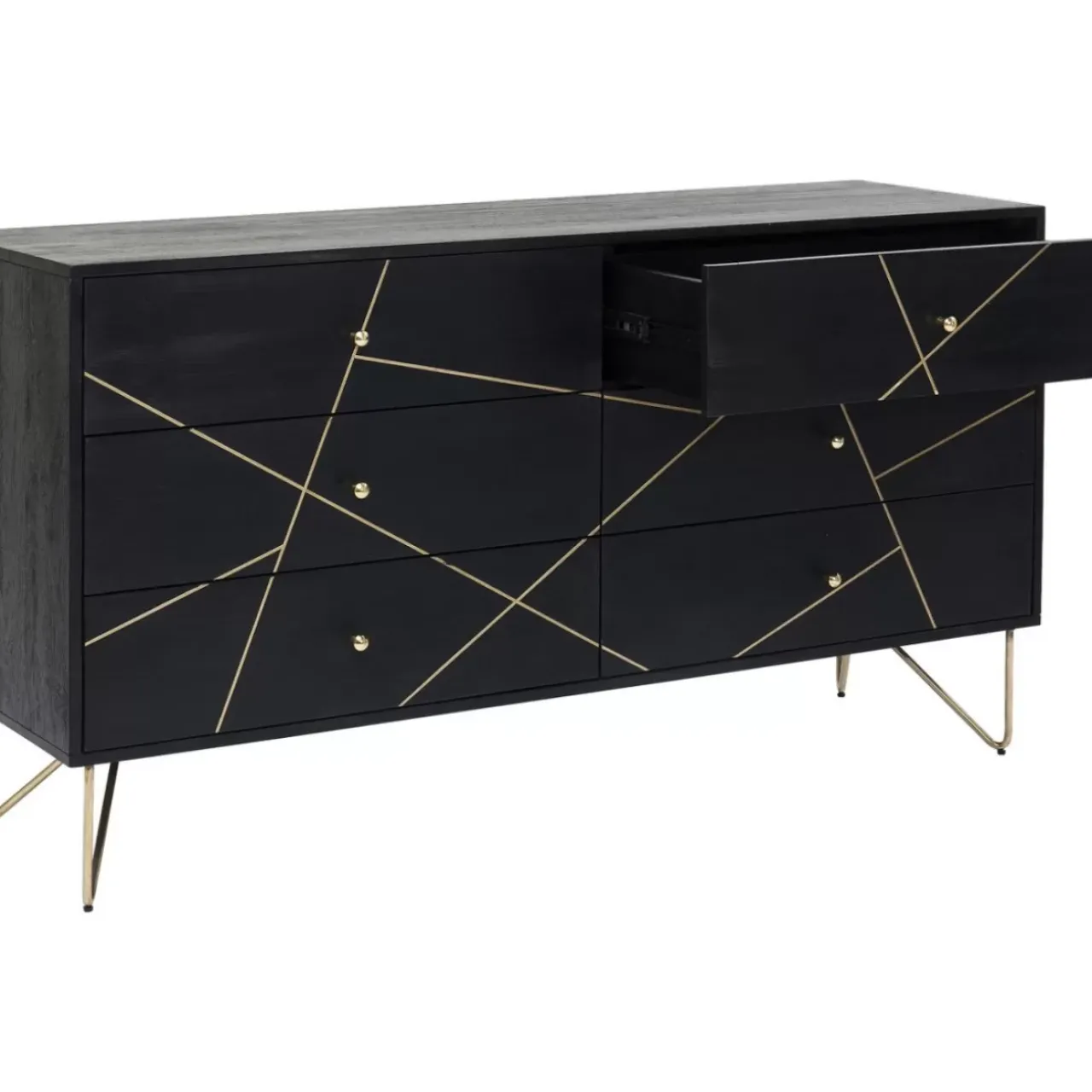 Kommoden & Sideboards|KARE Design Sideboard Gold Vein