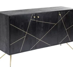 Kommoden & Sideboards|KARE Design Sideboard Gold Vein 3 Turig 145X82Cm
