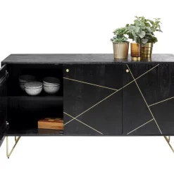 Kommoden & Sideboards|KARE Design Sideboard Gold Vein 3 Turig 145X82Cm