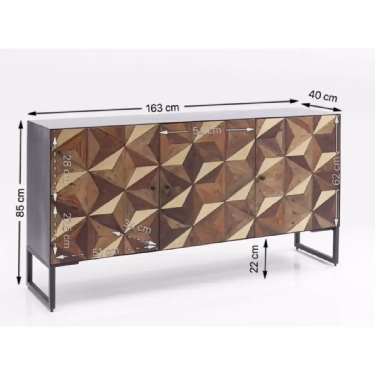 Kommoden & Sideboards|KARE Design Sideboard Illusion Gold