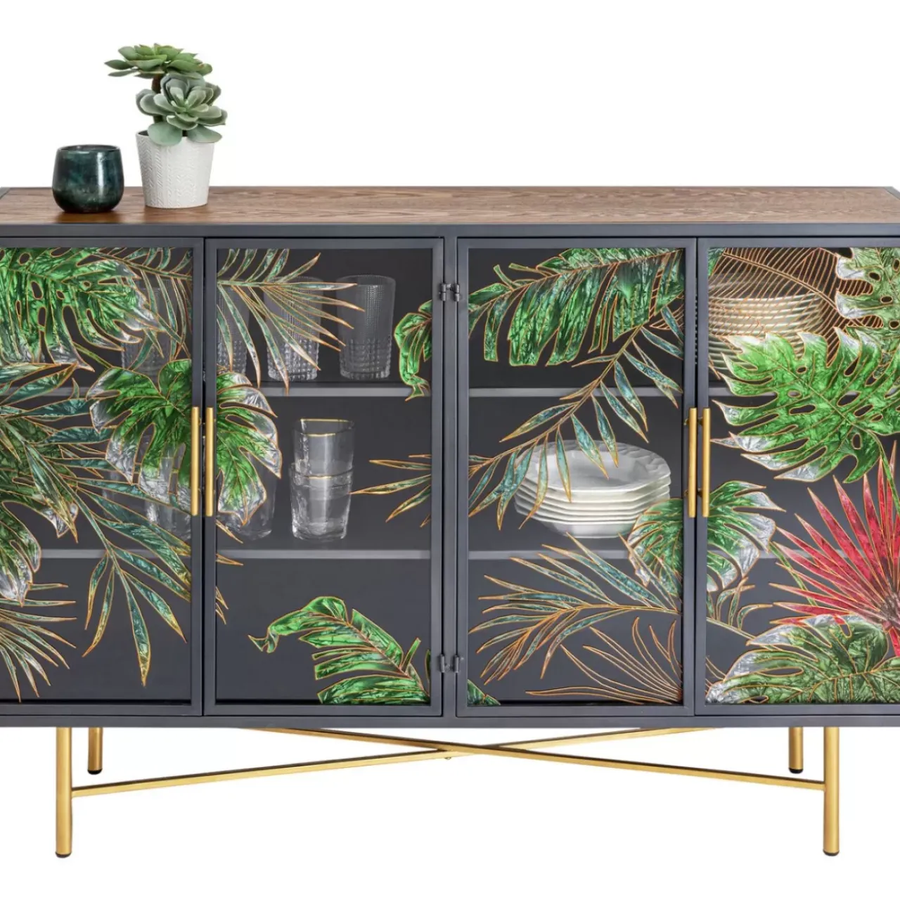 Kommoden & Sideboards|KARE Design Sideboard Jungle 135X95Cm