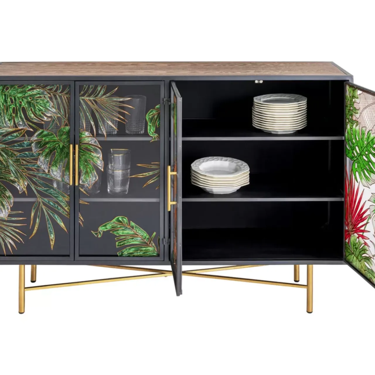 Kommoden & Sideboards|KARE Design Sideboard Jungle 135X95Cm