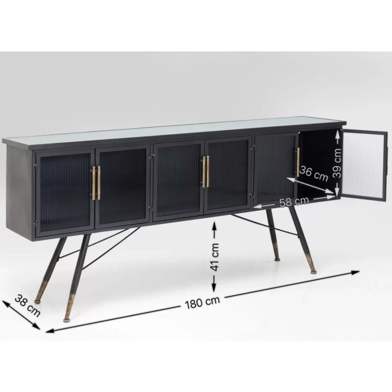 Kommoden & Sideboards|KARE Design Sideboard La Gomera 6 Turen