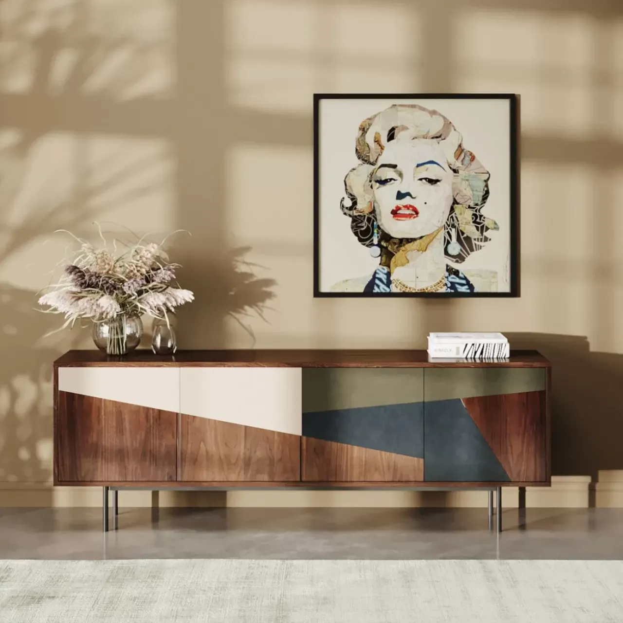 Kommoden & Sideboards|KARE Design Sideboard Lamello Colore 200X70Cm