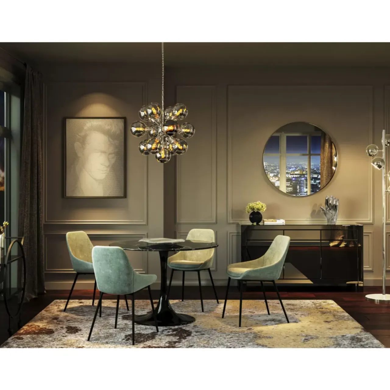 Kommoden & Sideboards|KARE Design Sideboard Luxury Push Grau