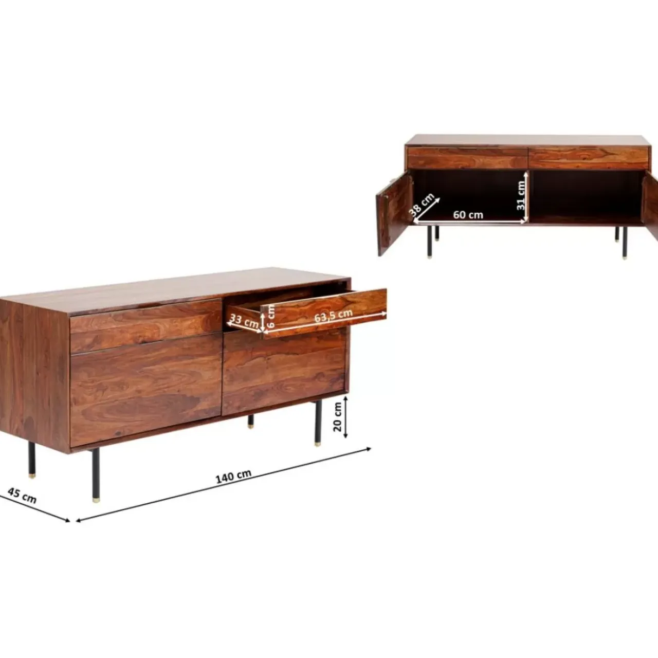 Kommoden & Sideboards|KARE Design Sideboard Ravello 140