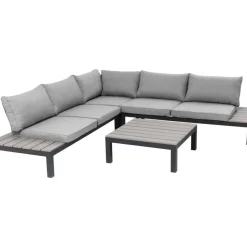 Outdoormöbel|KARE Design Sitzgruppe Holiday Schwarz (4-Tlg.)