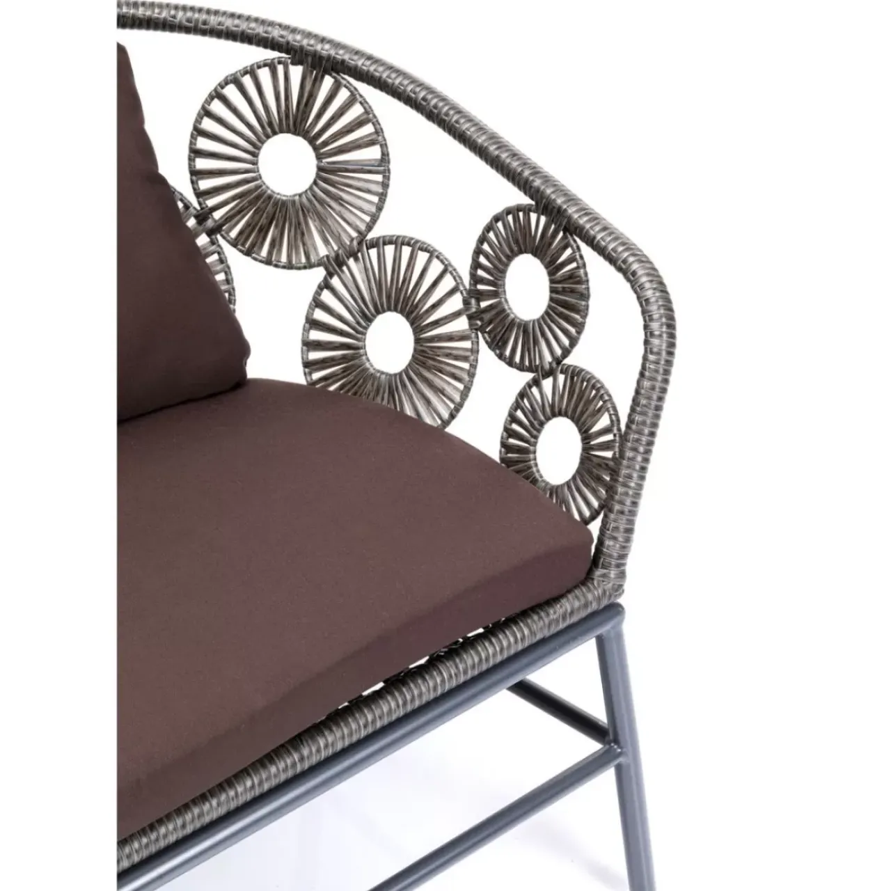 Outdoormöbel|KARE Design Sofa Ibiza Braun
