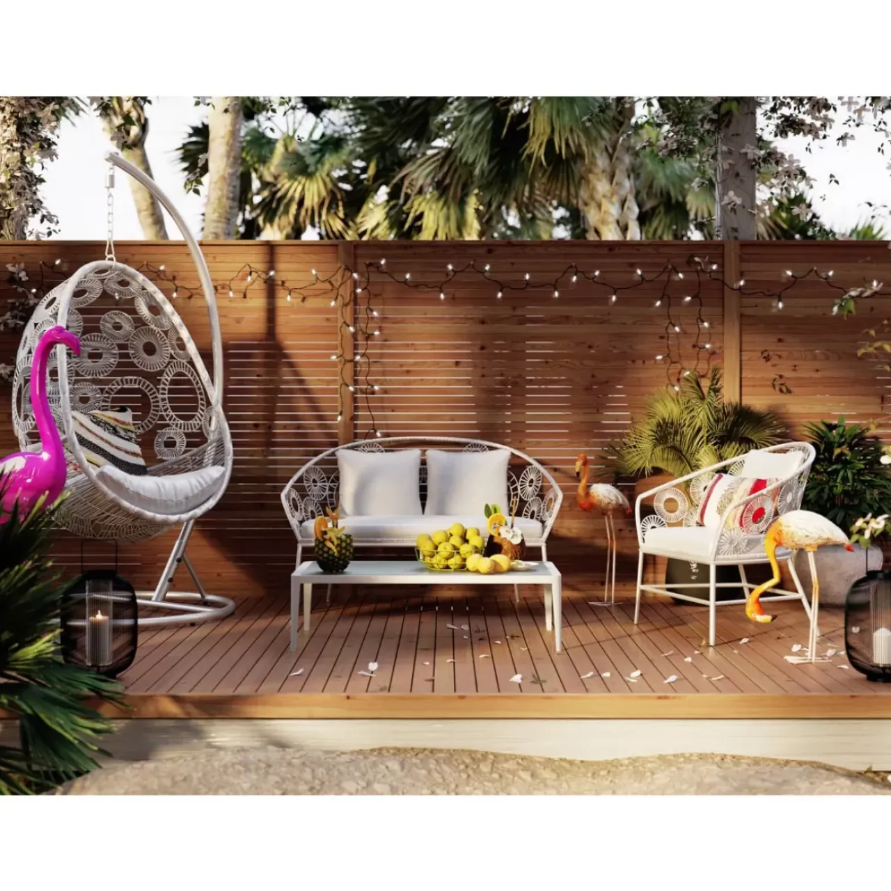 Outdoormöbel|KARE Design Sofa Ibiza Weiss