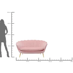 Sofas & Couches|KARE Design Sofa Water Lily 2-Sitzer Rosa
