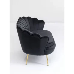 Sofas & Couches|KARE Design Sofa Water Lily 2-Sitzer Schwarz 132Cm
