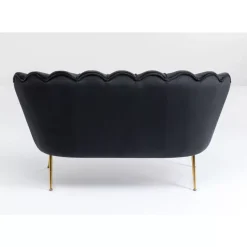 Sofas & Couches|KARE Design Sofa Water Lily 2-Sitzer Schwarz 132Cm